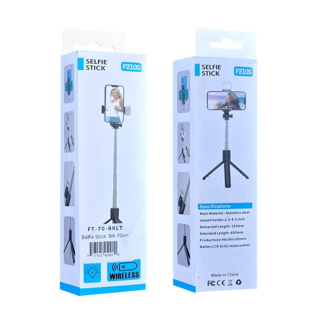Flexible Tripod Holder Stand Selfie Stick With Bluetooth Remote For Mobile Phone
