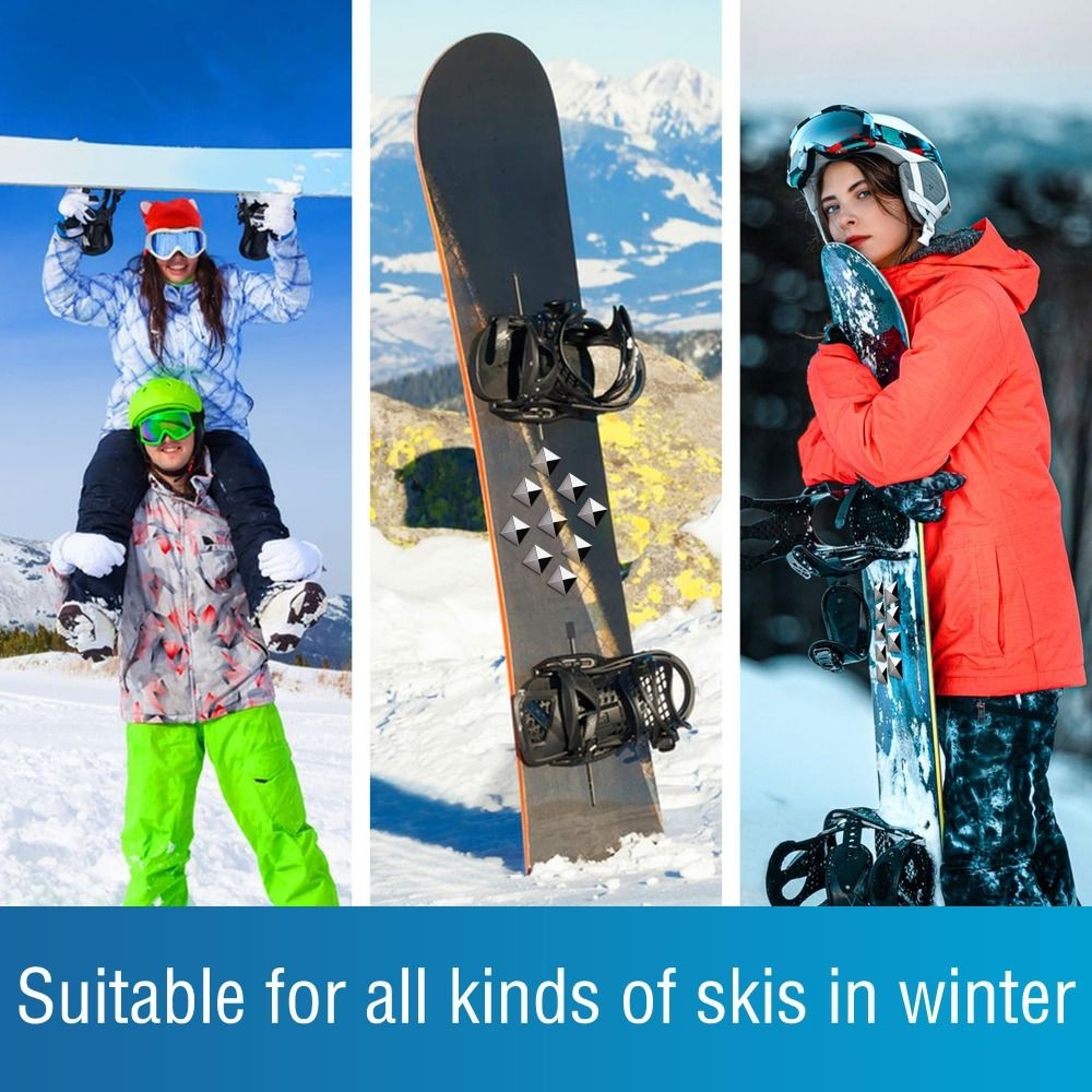 10Pcs Pyramid Studs Snowboard Grip Stomp Pad  for Snowboarding