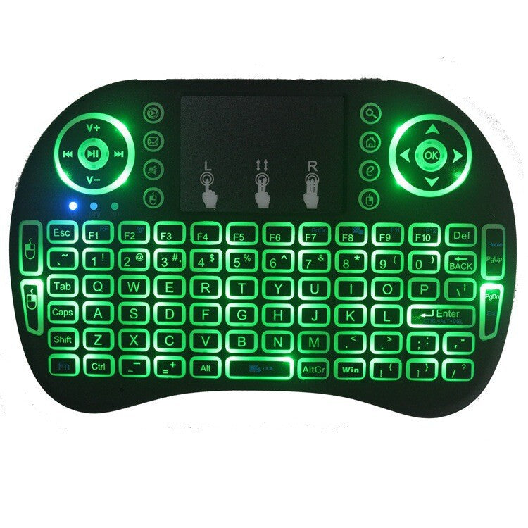 2.4GHz Mini Wireless Keyboard Mouse Backlight Air Touchpad for PC Smart TV Box