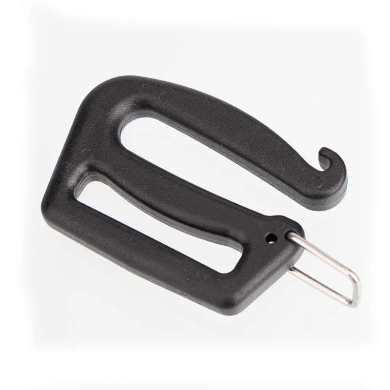 5/10pcs Black Webbing Buckles Strap Buckle for Outdoor Luggage Sack Backpack
