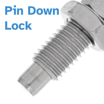 Indexing Spring Plunger M10 x 6mm Stainless Steel Loaded Lock Pin Bolt Thread