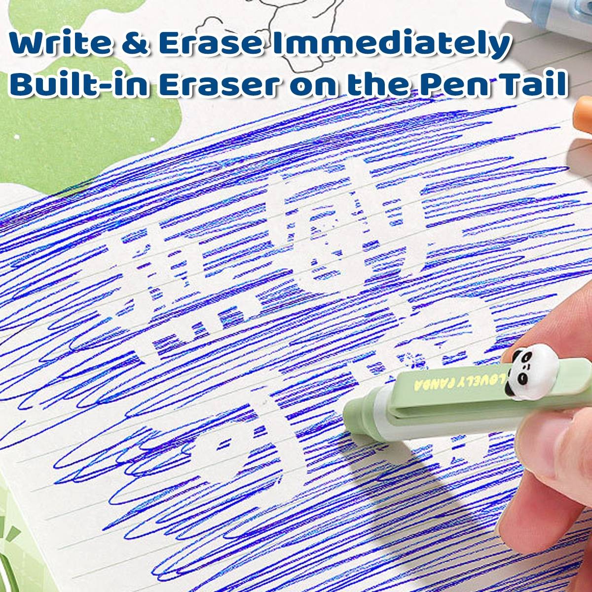 Thermal Erasable Pen Set 24 Pack Erasable Pens Gel Pens Colourful Cute Design AU
