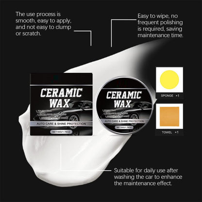 1-10 Set Titanium Ceramic Wax Cream,Strong Protection Car Coating Polishing Wax