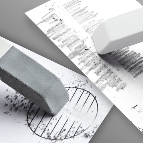 5PCS Dual-use Frosted Eraser Matte Pen Eraser  Ballpoint Pen Ink