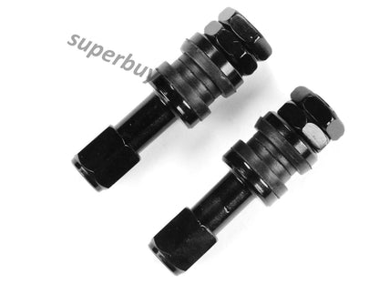 2pcs TR43E Bolt In Tyre Valve Tire Metal Tubeless Clamp In Wheel Rim Rubber