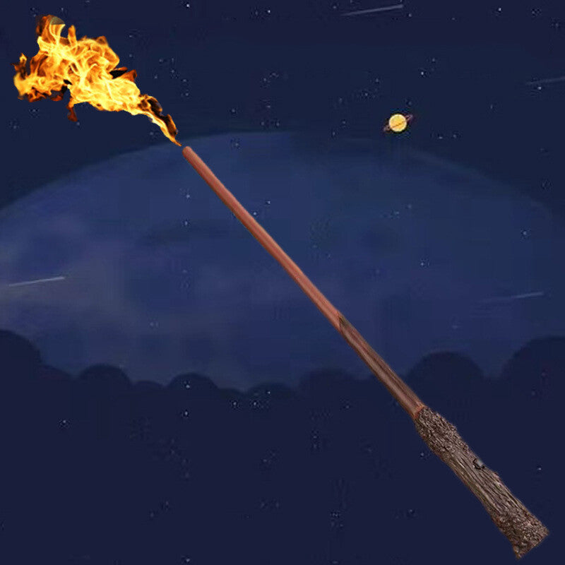 Harry Potter Magic Fire Wand Hermione Firing Wand Shooter Fireball Dumbledore