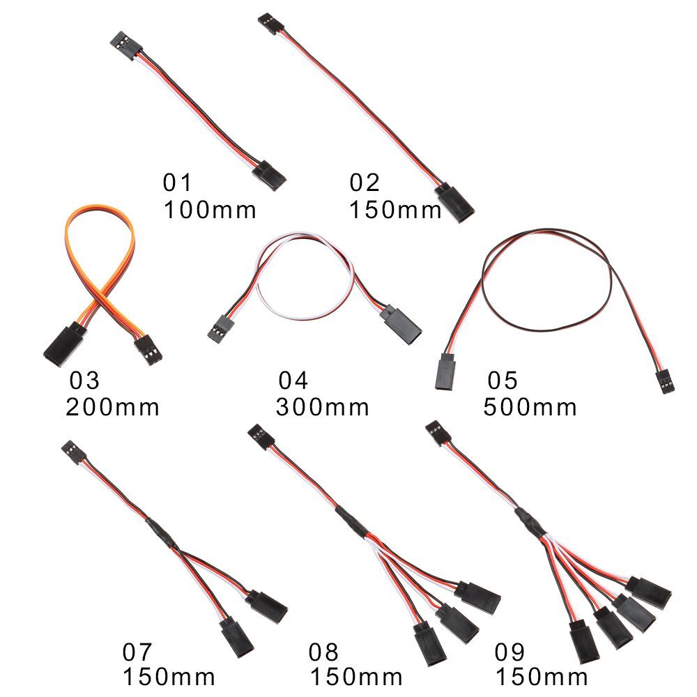 Cable Wire Lead Y Extension Cord RC Servo Lead Cable Extension RC Model Wire
