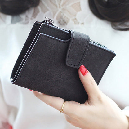 Wallet Short Small Coin Purse Ladies Folding PU Leather for Women Card Holder AU