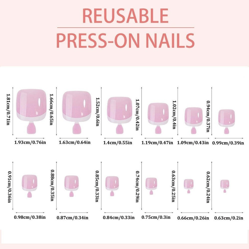 120Pcs Chic French Short Tip Toenail Press on Fake Toe Nails  Nails Art