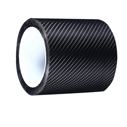 10CM*5M Carbon Fiber Car Sticker Door Sill Scuff Anti-Scratch Tape Protector Ki