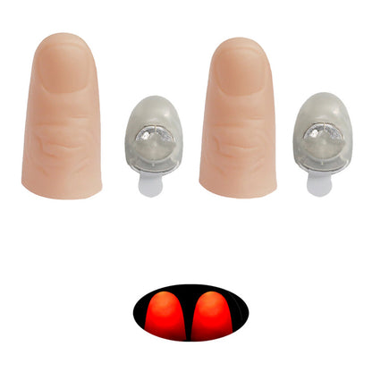 2pcs Tricks Finger Lights Fingers LED GSPG78501x2 Thumb Magic Light Up Props