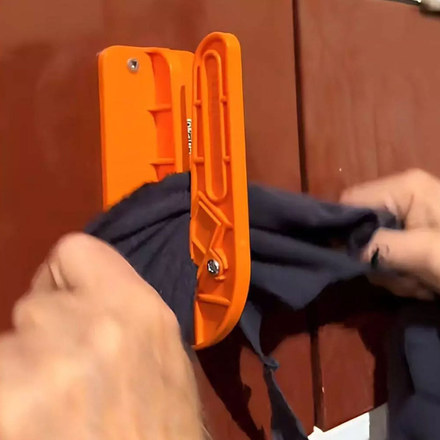 Wall-Mounted Rag Cutter, The Orange Rag Cutter, Rag Cutter Wall Mount