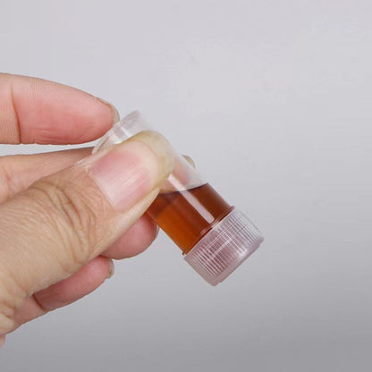 50PCS Plastic Plastic Vials with Lids 5ML Test Tube for Lab  Small Items