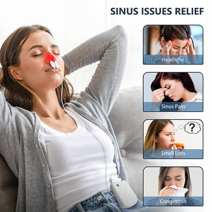 Allergic For Nose Rhinitis Care Red Light Nasal Therapy Instrument RespiRelief
