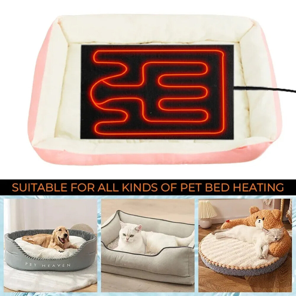 Pet Supplies USB Hot Compress Winter Heated Sheet Heat Mat Heating Pad Heater AU