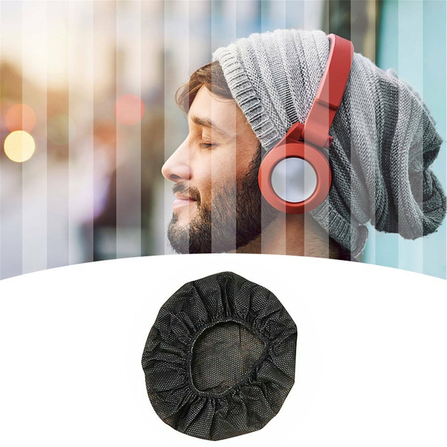 100X Ear Pads Replacement Foam Cushion Sponge Cover Headphones Earphones Headset