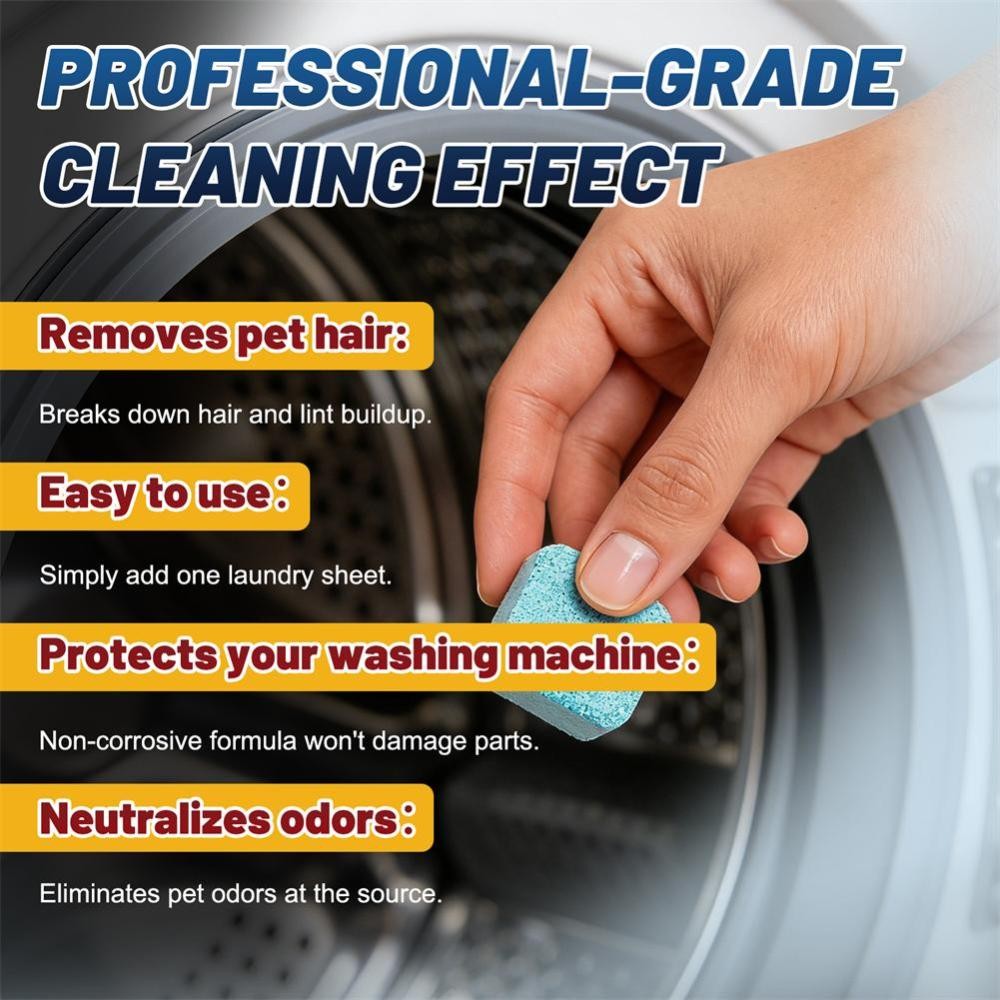 24PCS Washing Machine Cleaner for All Washing Machines Deep Cleaning Tablets AU