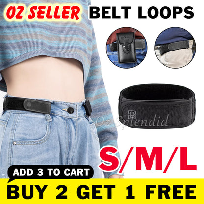 BeltBro Titan No Buckle Elastic Belt For Men-Fits 1.5 Inch Belt Loops Comfort AU