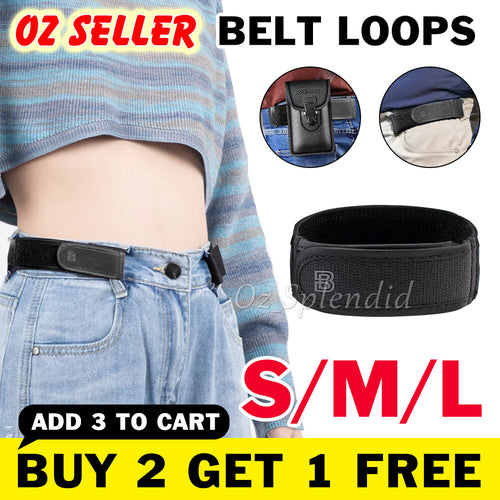 BeltBro Titan No Buckle Elastic Belt For Men-Fits 1.5 Inch Belt Loops Comfort AU