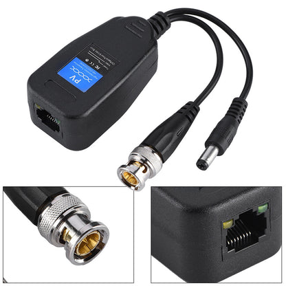 BULK CCTV Coax BNC Video Power Balun Transceiver to CAT5e 6 RJ45 Connector PTZ