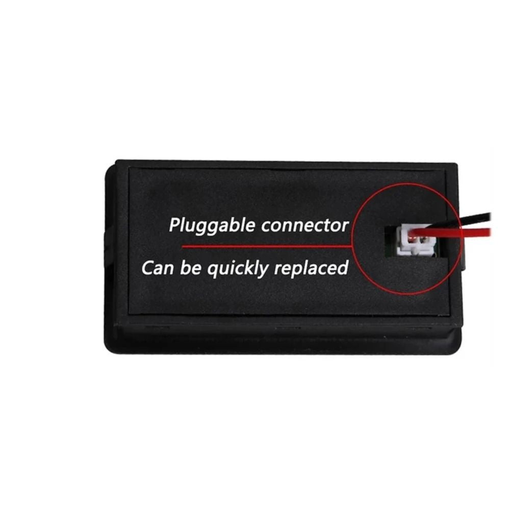 Lithium Voltmeter DC 8V-100V Voltage Gauge Battery Capacity Level Indicator