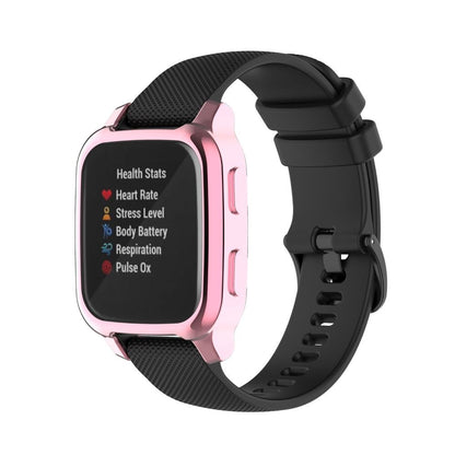 Watch Case Cover Screen Protector Plating TPU Protective Compatible with Garmin Venu SQ
