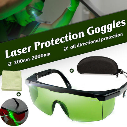 Laser Protection Goggles Protective Safety Glasses IPL-2 OD+4D 200nm-2000nm New