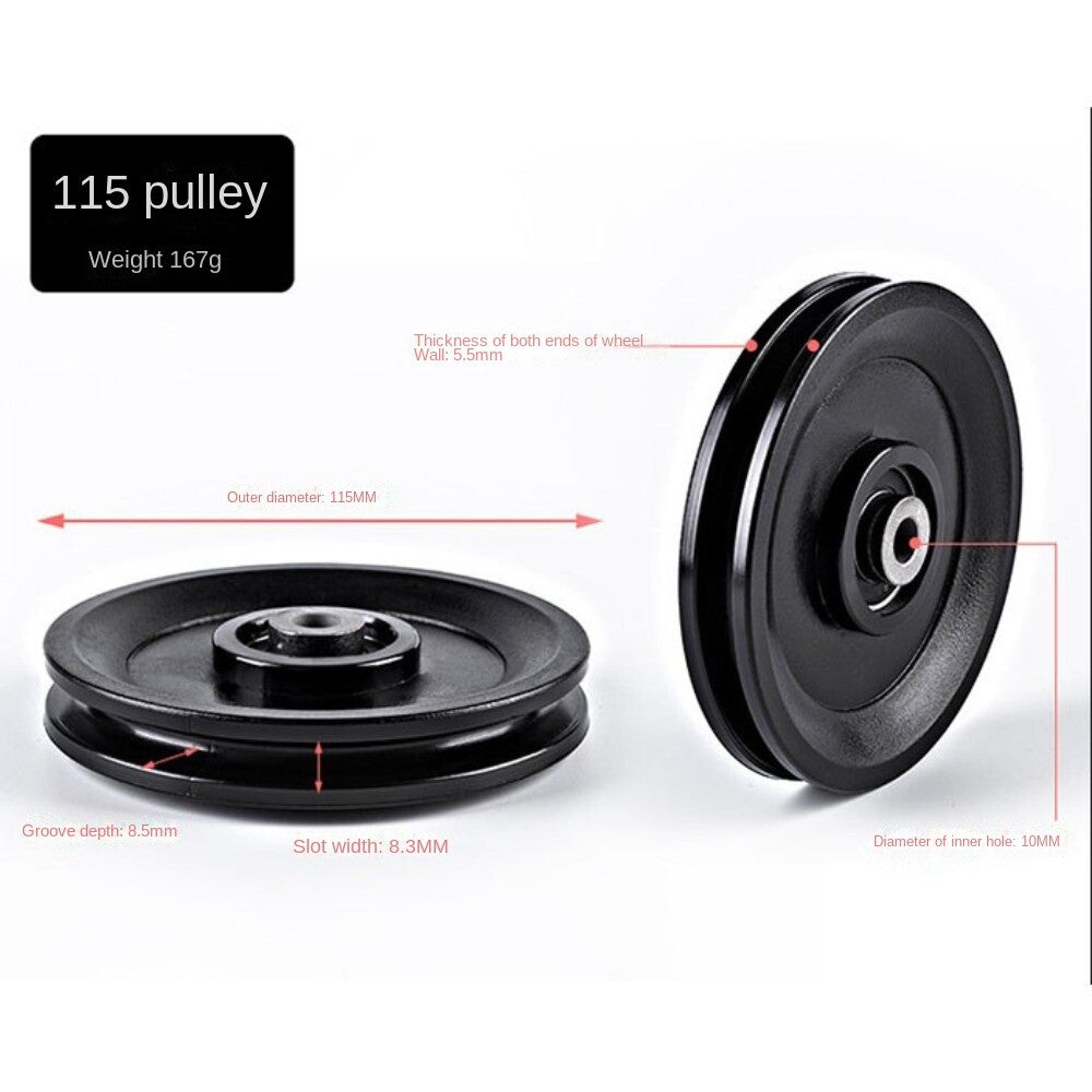 Fitness Equipment Parts Pulley Wheel Cable Machine Part Nylon Bearing