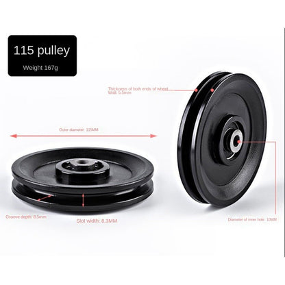 Fitness Equipment Parts Pulley Wheel Cable Machine Part Nylon Bearing