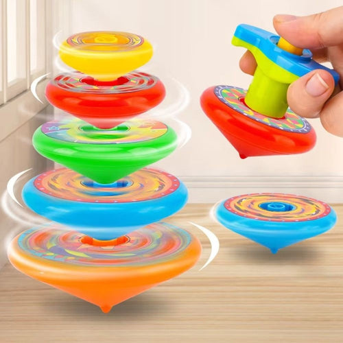 Kids Spinning Tops Gyro Stacked Spinning Tops Toys Stacking Battle Gyro Toy AU