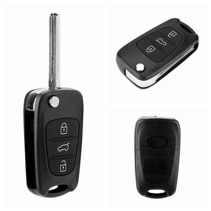 Car key shell Fob Case i20 i30 i35 ix20 Elantra Replacement remote Flip – Compatible with HYUNDAI