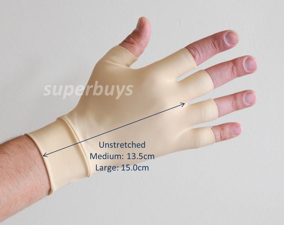 Right Medium Edema Arthritis Compression Glove Recovery Carpal Hand Aches Pain