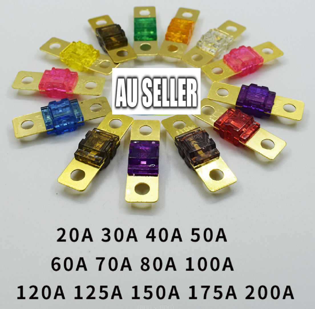 5X 20 AMP Midi Fuses 20A for Dual Battery ANS Fuse Holder Solar Caravan Kit