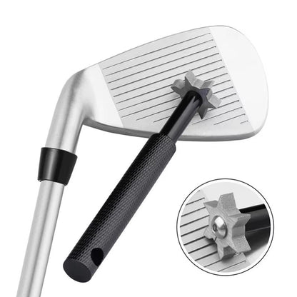 Club Groove Sharpener/Cleaner Regrooving Tool 6 Heads Iron Wedge Cleaning – Compatible with Golf