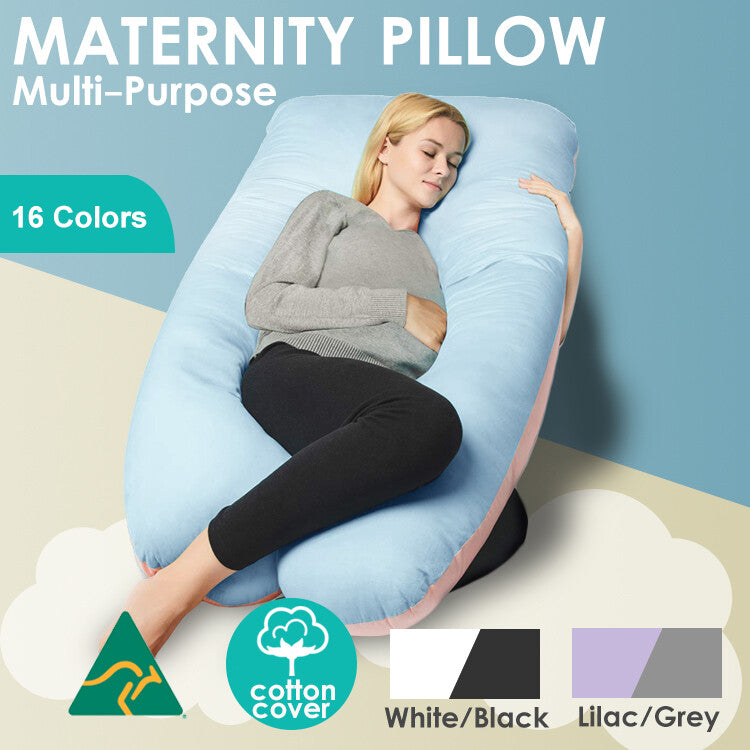 Aus Made Maternity Pillow Pregnancy Nursing Body Support Feed Multi Purpose