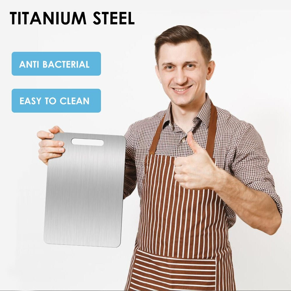 304 Stainless Steel Anti-Bacterial Cutting Chopping Boards 3pcs Altern Tatimium