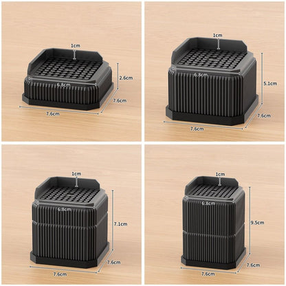 Non-slip Bed Lifts Risers Square Washing Machine Support  Refrigerator