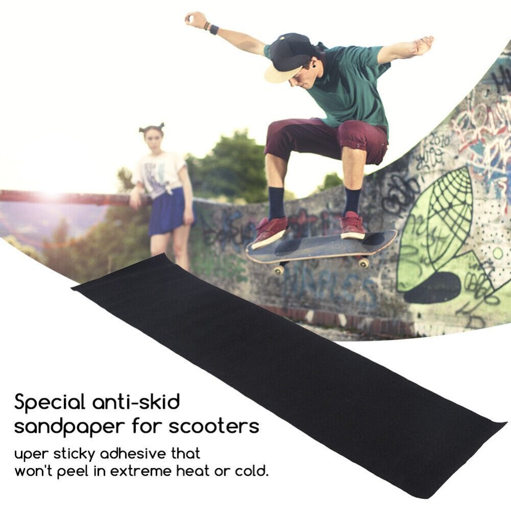 PVC Skate Scooter Longboard Deck Grip Tape Sticker Skateboard Sandpaper