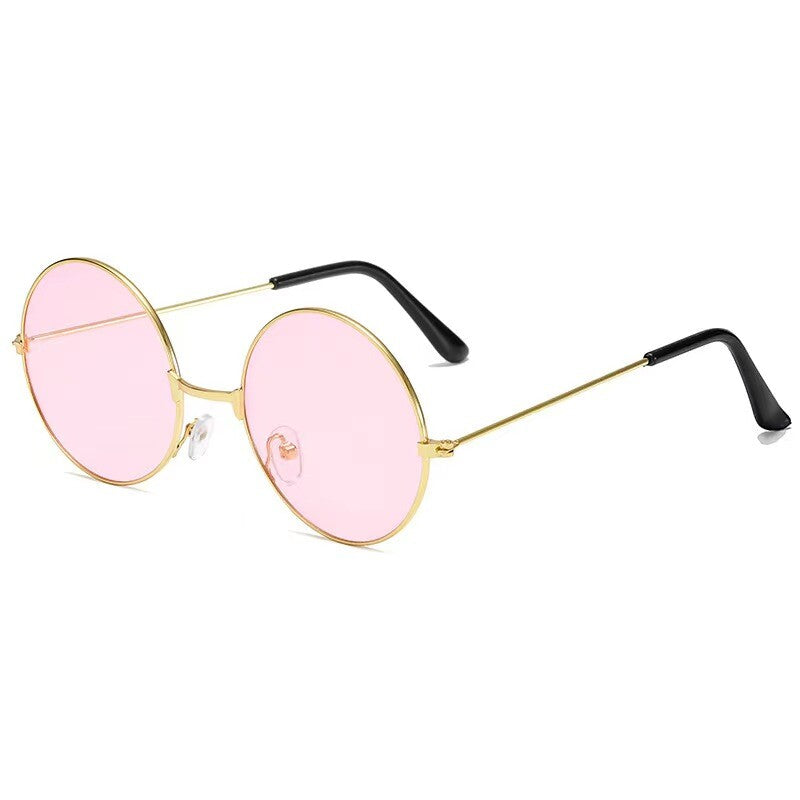 60s HIPPY GLASSES - Red, Blue, Purple, Green Yellow & Pink Hippie John Lennon