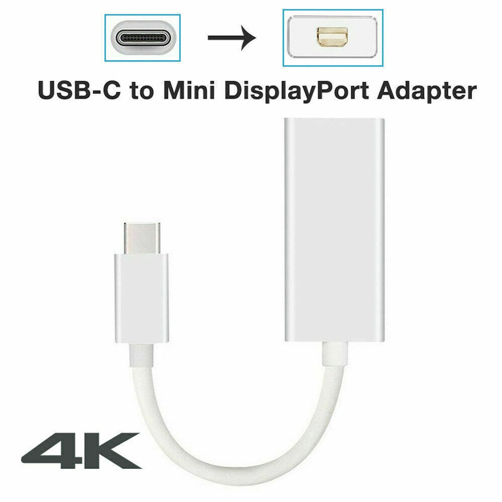 Thunderbolt 3 USB-C To Thunderbolt 2 Displayport Adapter Cable For Windows Mac