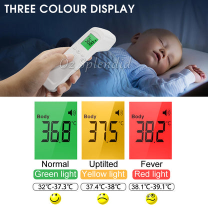 Digital IR Thermometer Forehead Ear Non-contact Infrared Body Temperature Gun AU