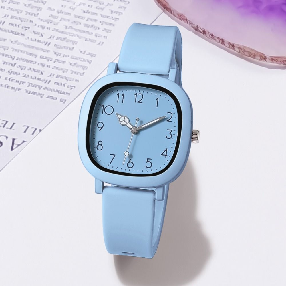 Stainless Steel Women Watch Silicone Ladies Watches Quartz Wristwatches