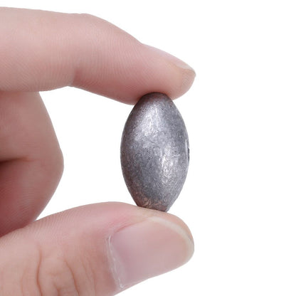Shot Line Sinkers Weights Fishing Lead Fall Olive Shaped Sinker Hook Connector