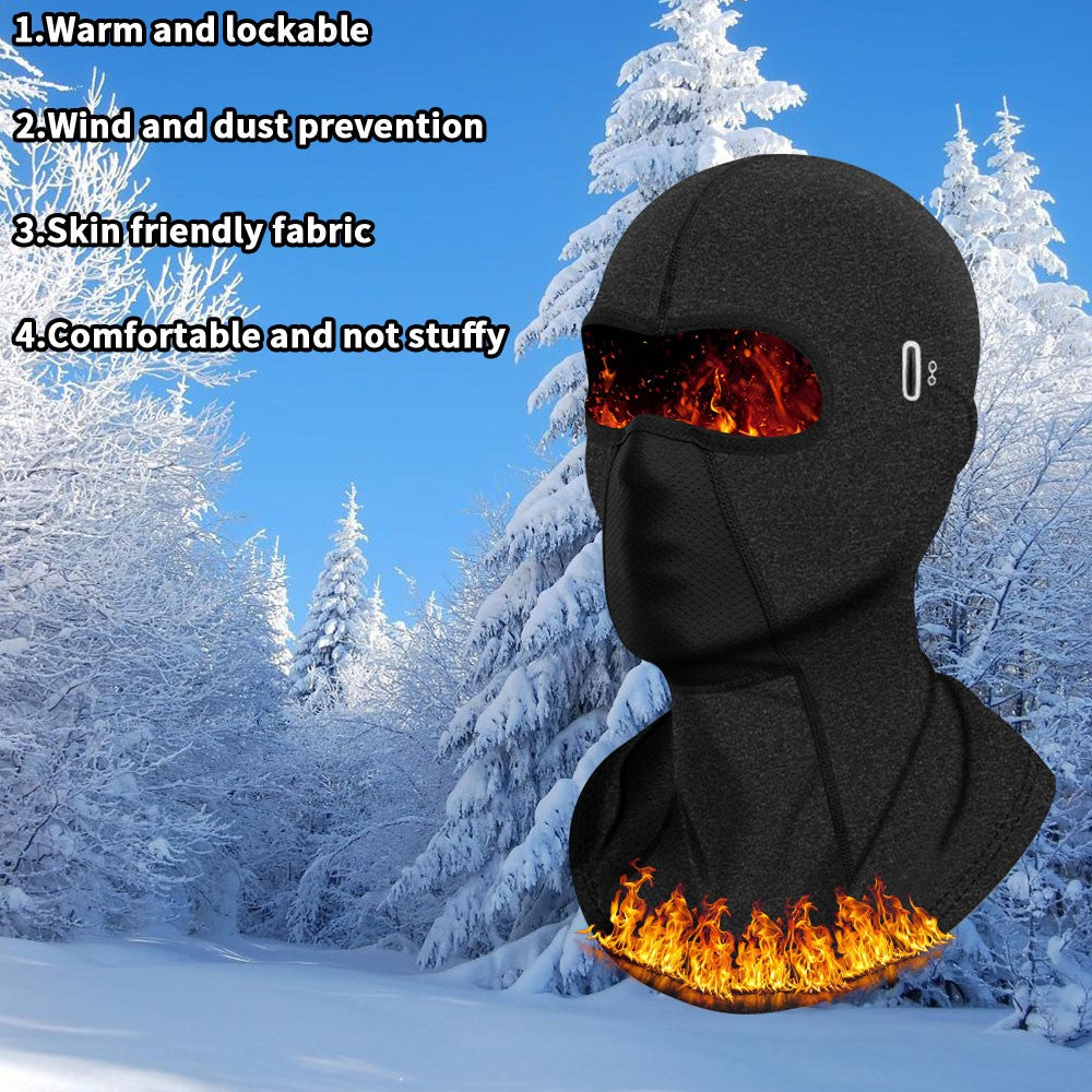 Winter Thermal Motorcycle Balaclava Ski Full Face Mask Hood Helmet Windproof NEW