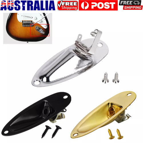 Guitar Boat Output Input Jack Plate Socket Screws For Fender Stratocaster Strat