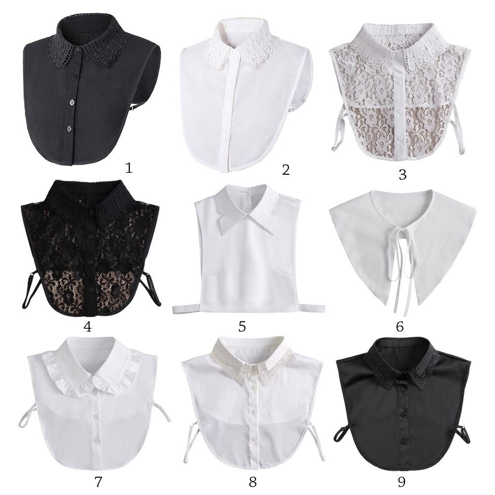 Detachable Blouse False Collar Lapel Shirt Fake Collar Clothes Accessories