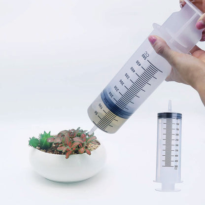 150ml-550ml Syringe Large Capacity Syringes Reusable Pump Measuring with Tube AU