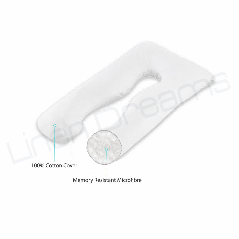 Aus Made Maternity Pillow Pregnancy Nursing Body Support Feed Multi Purpose