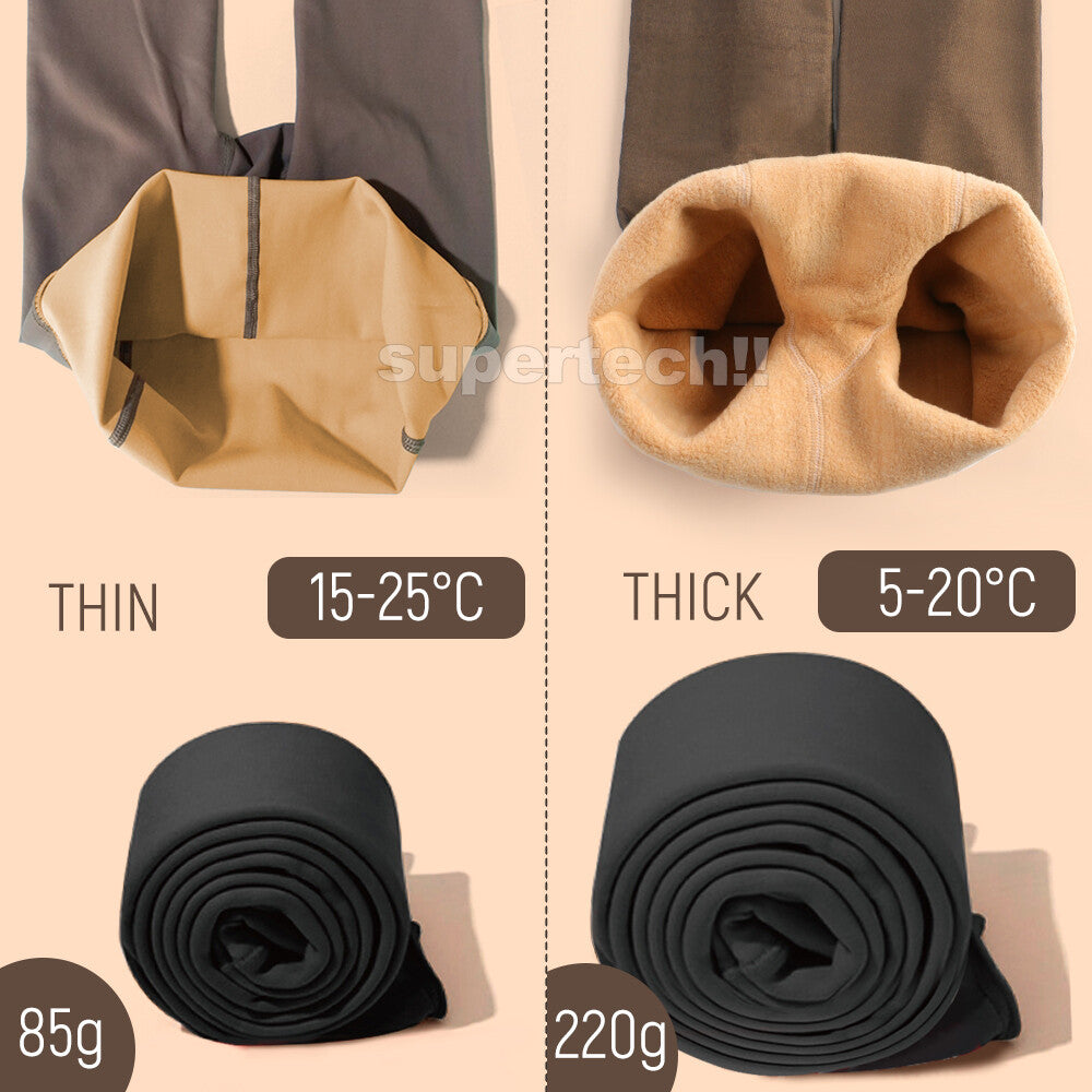 Sexy Women Lady Thermal Lined Pantyhose Tights Warm Fleece Tights Stockings