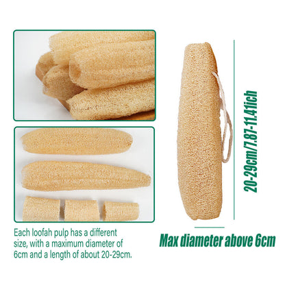 5Pcs Natural Loofah Luffa Loofa Exfoliating Shower Sponge Body Bath Scrubbers AU